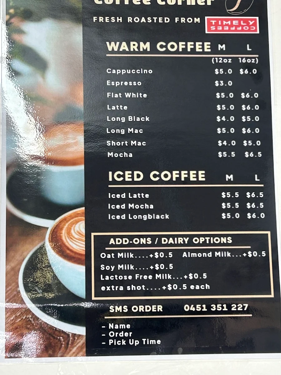 Menu, Haru Sushi n Bento