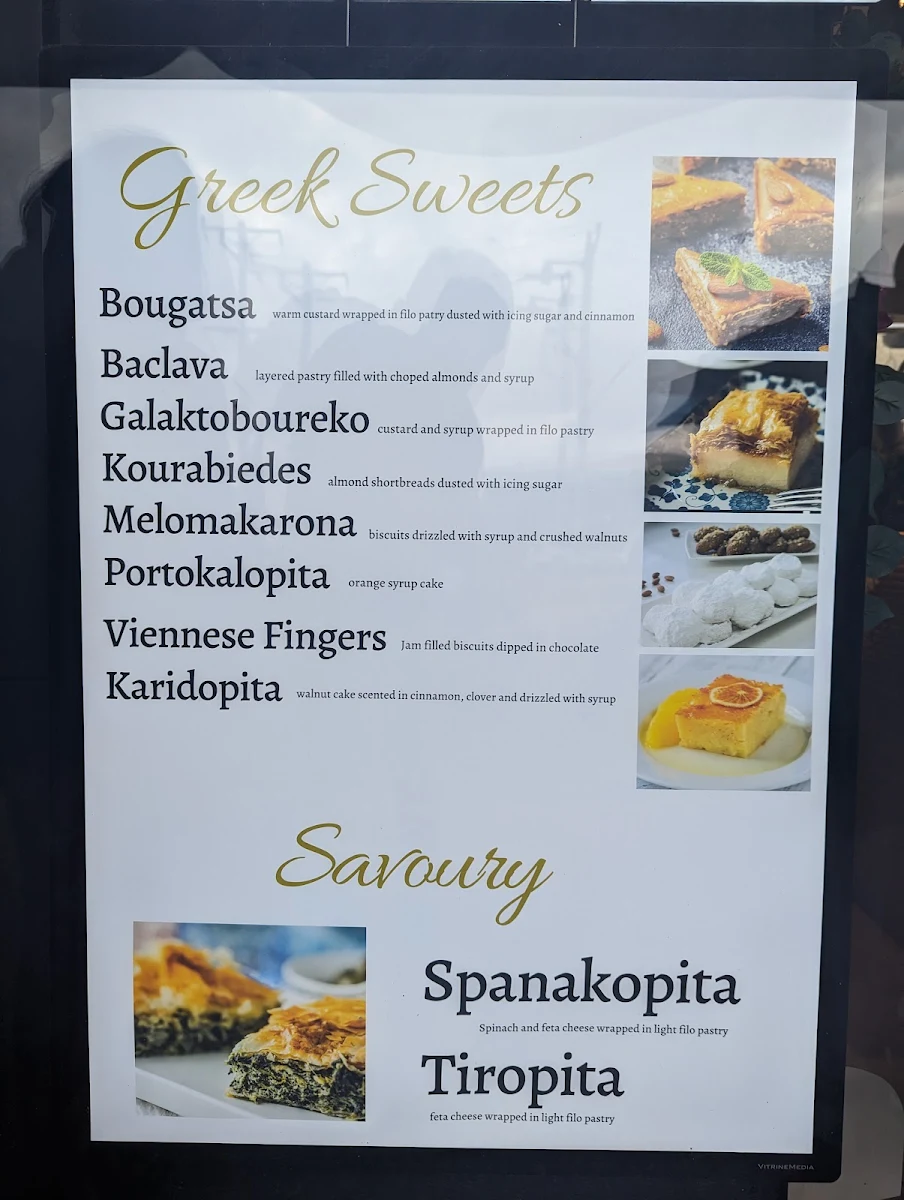 Menu, The Hive Loukoumades