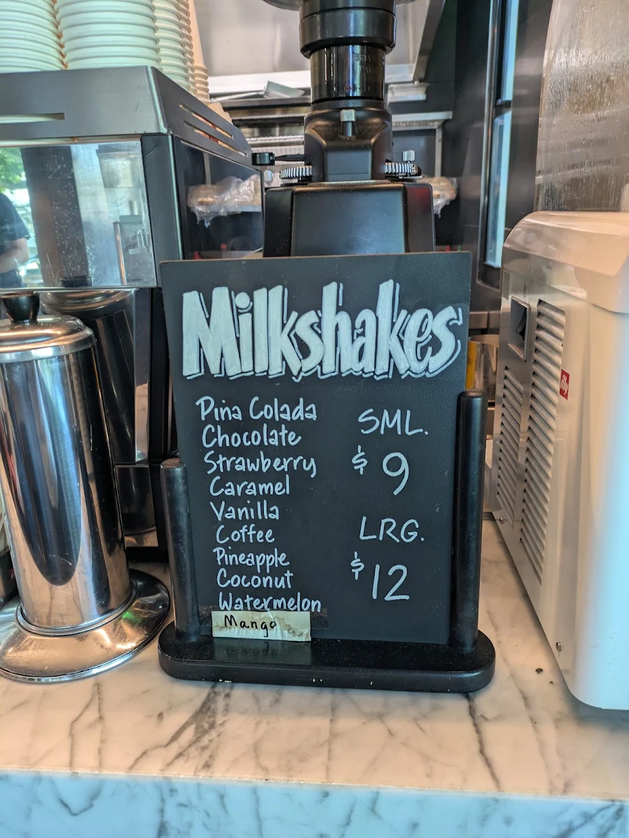 Menu, Odett's Cafe Cairns