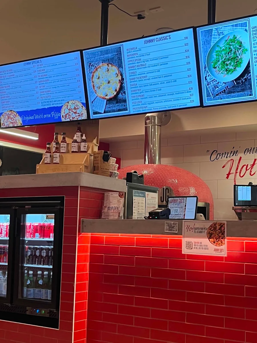 Menu, Johnny Gio's Pizza Enmore