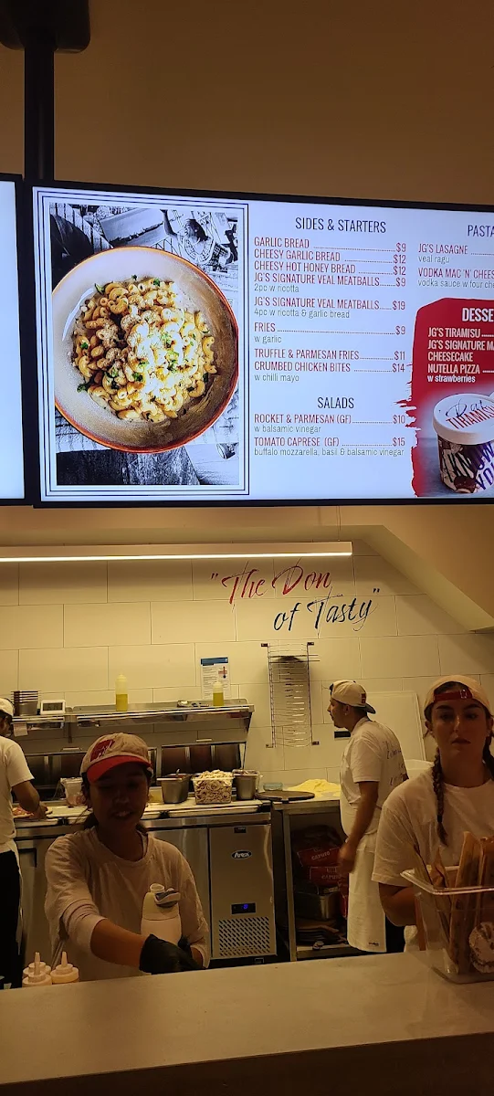Menu, Johnny Gio's Pizza Enmore