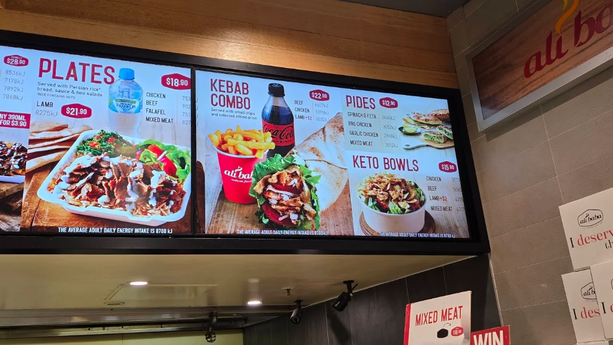 Menu, Ali Baba