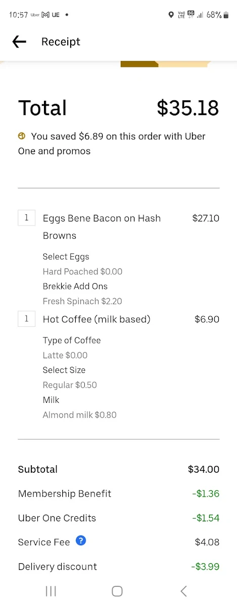 Menu, The Coffee Club Banksia Grove