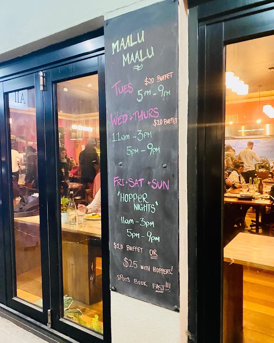 Menu, Maalu Maalu