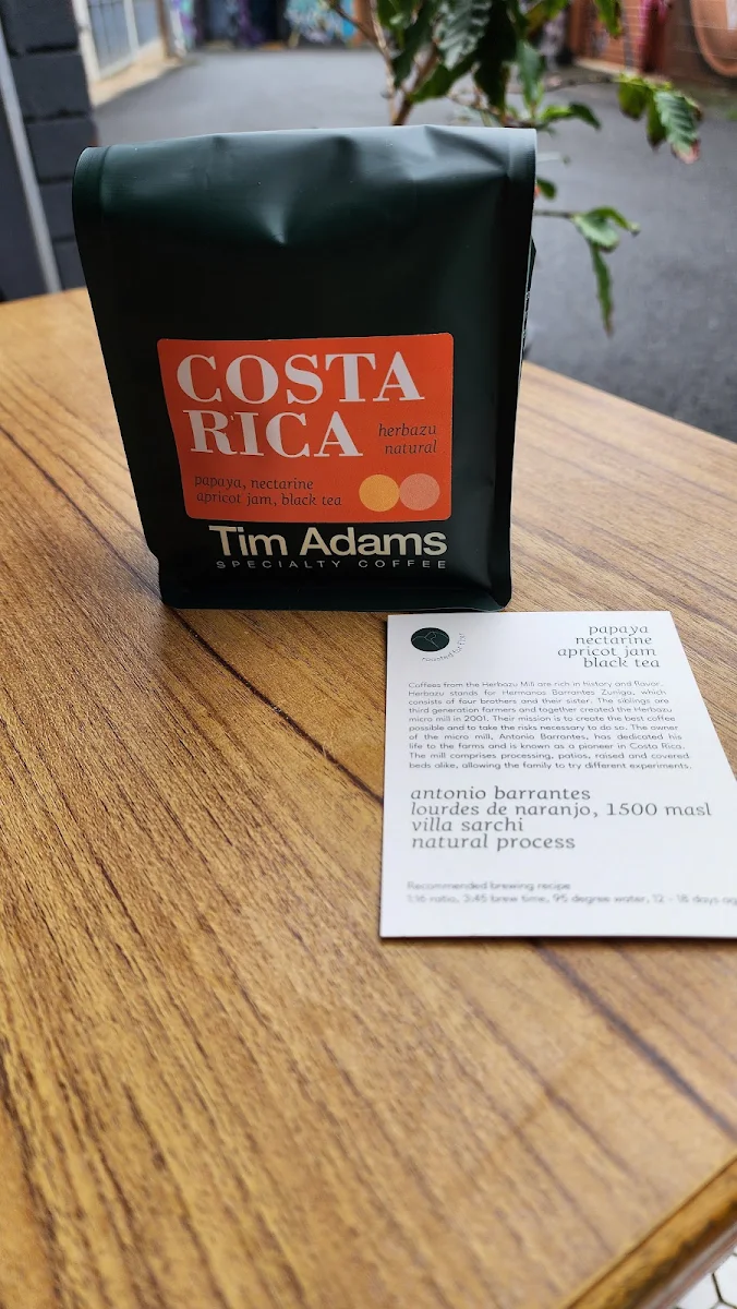 Menu, My Mate's Place. specialty coffee