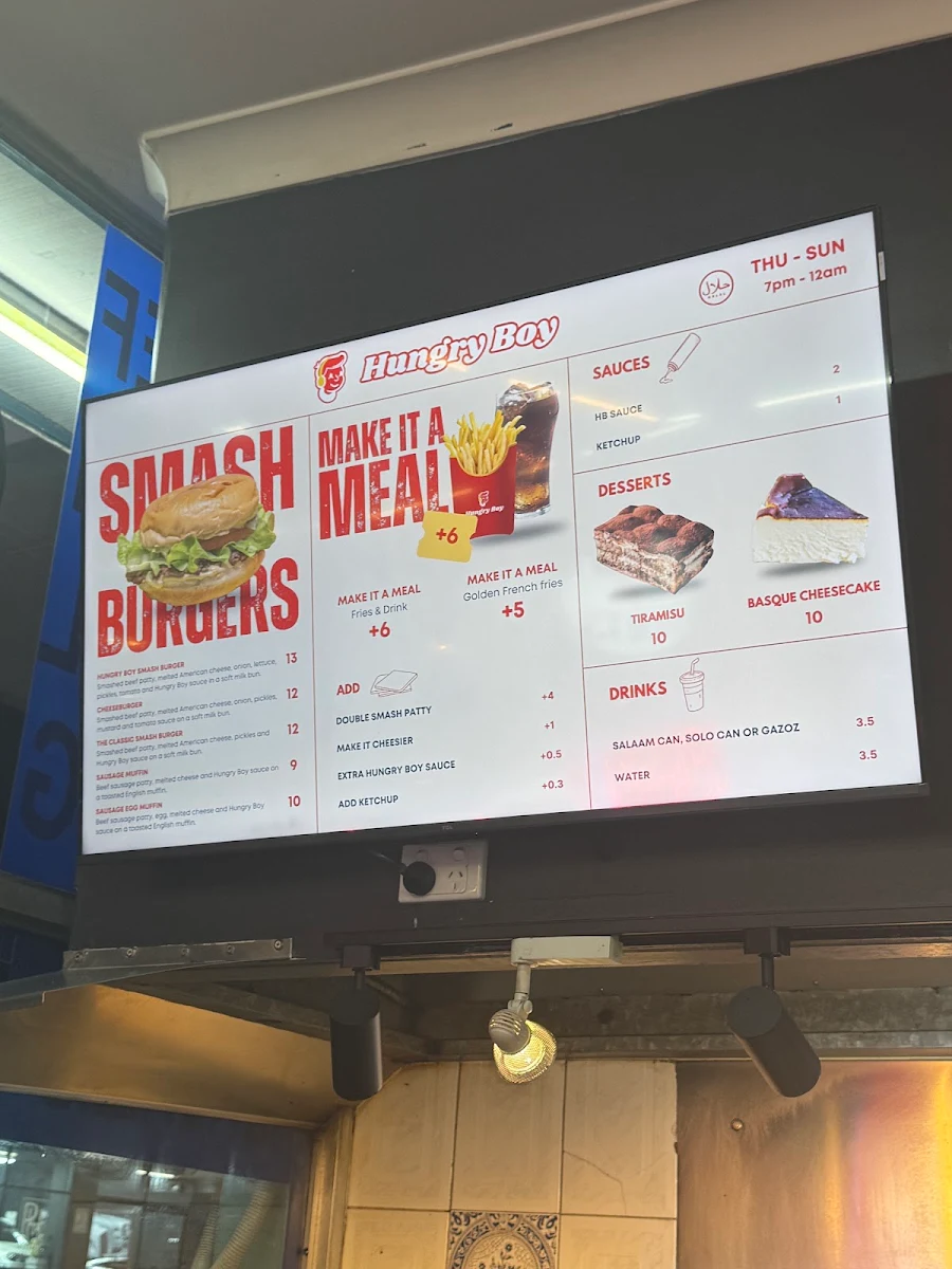 Menu, Hey Hey Kebab