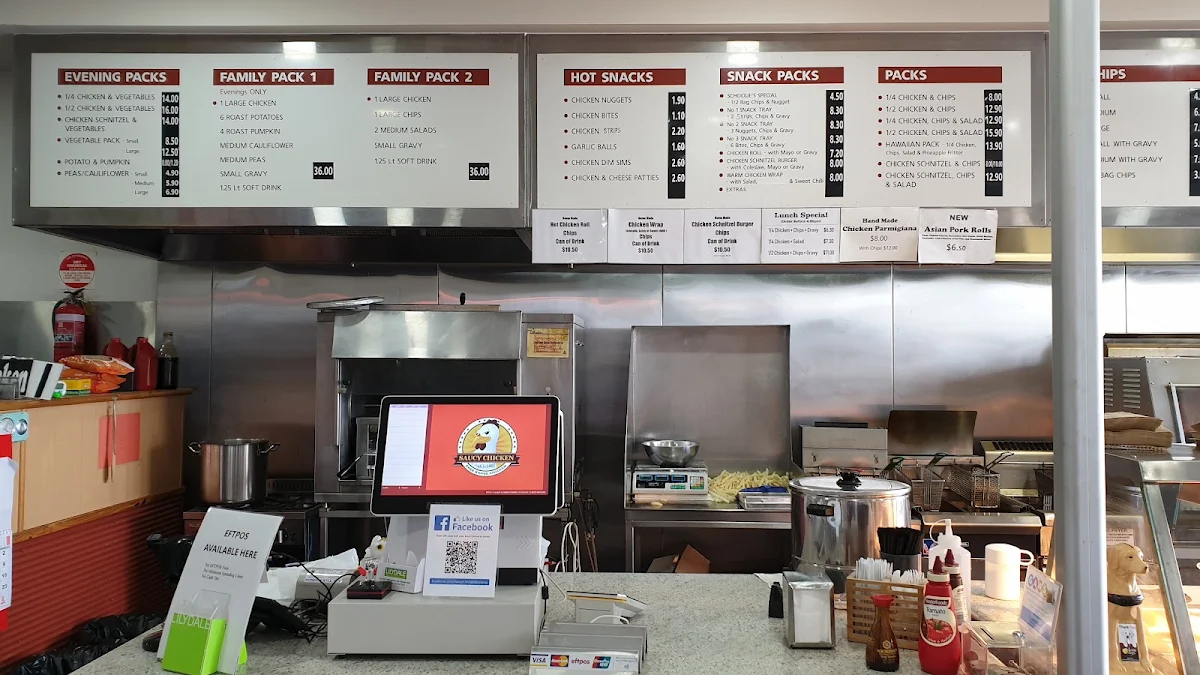 Menu, Saucy Chicken