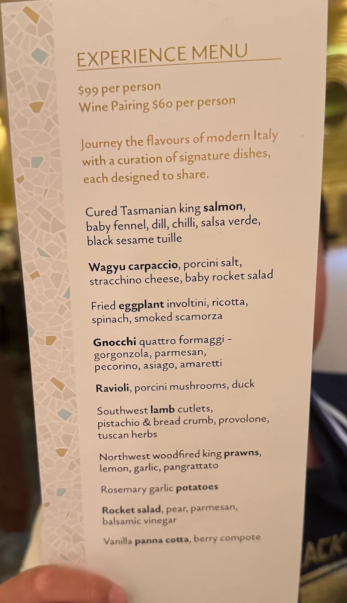 Menu, Modo Mio