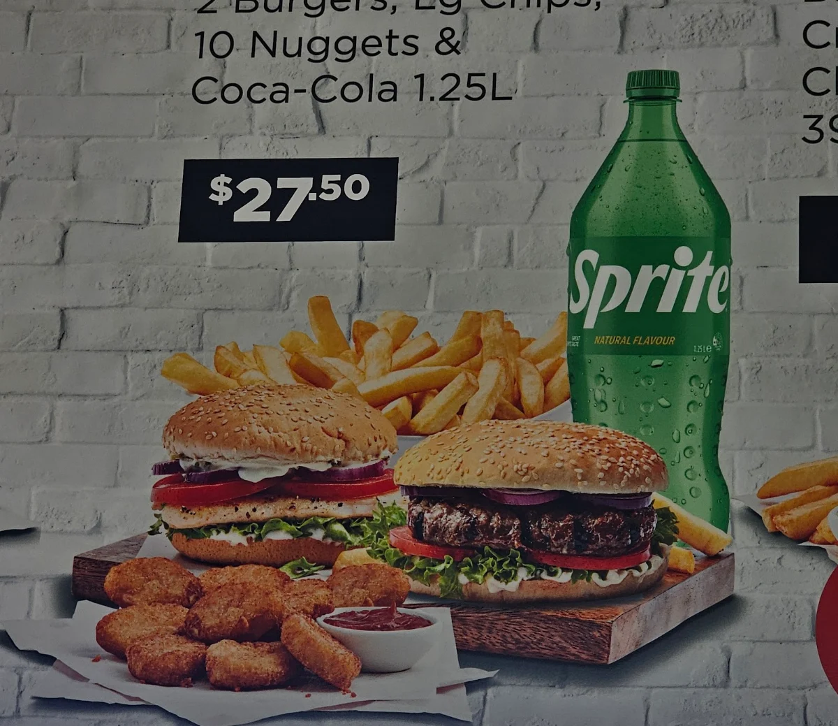 Menu, Panorama Mini Mart & Takeaway South Bathurst