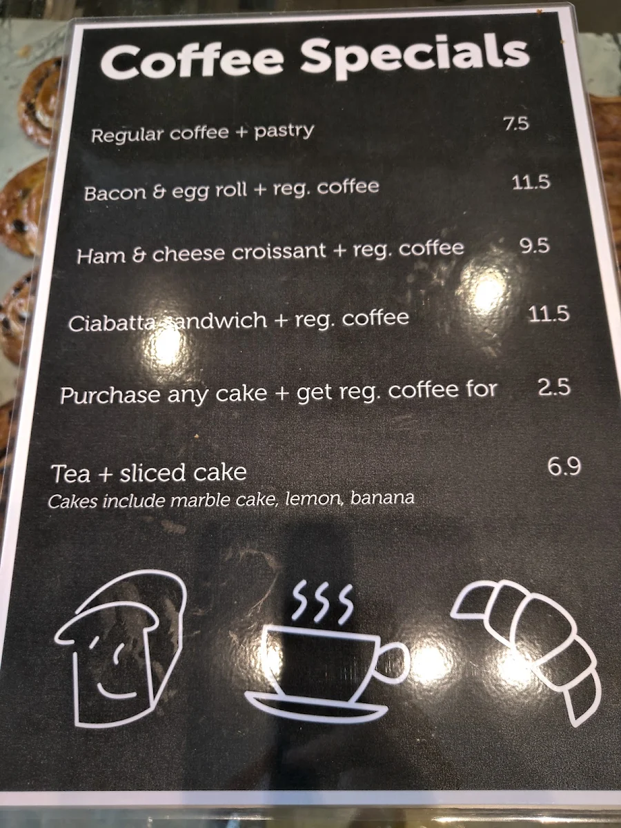 Menu, Taste Baguette