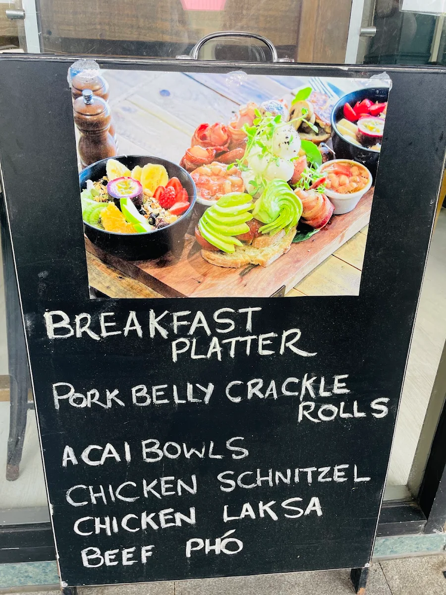 Menu, The Natural Choice Cafe