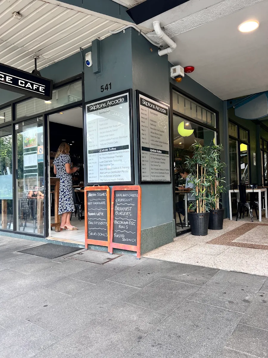 Menu, The Natural Choice Cafe
