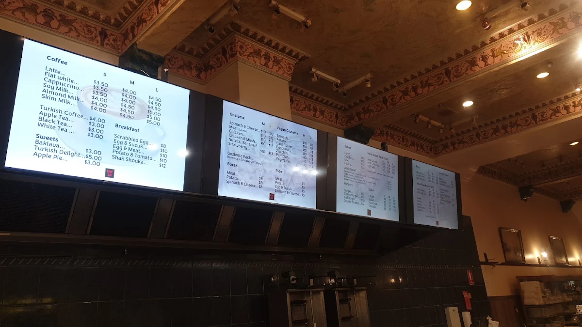 Menu, Eat 24 Kebab&Gozleme