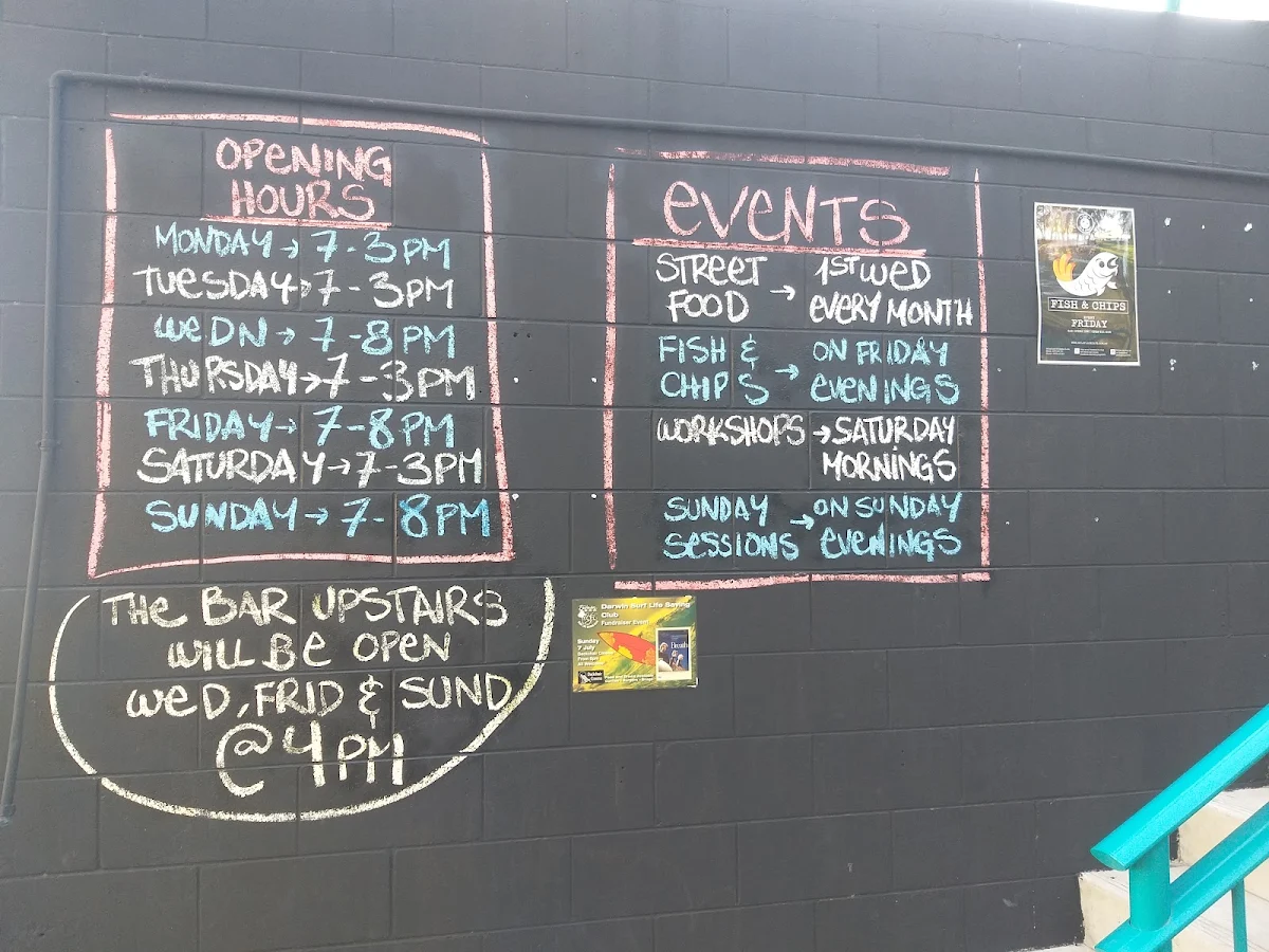 Menu, De La Plage