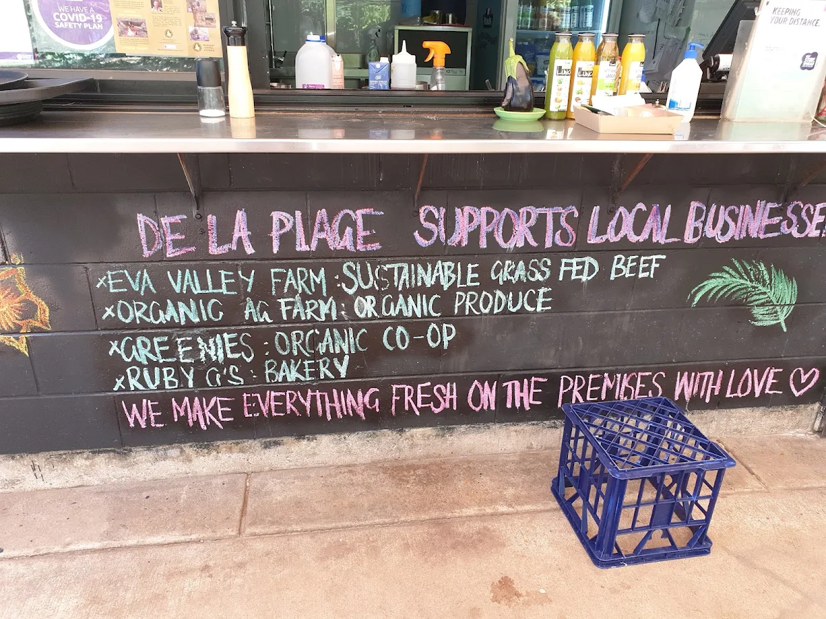 Menu, De La Plage