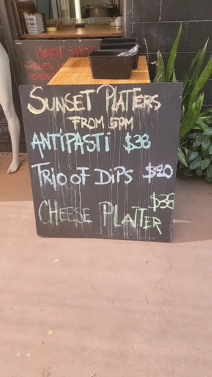Menu, De La Plage
