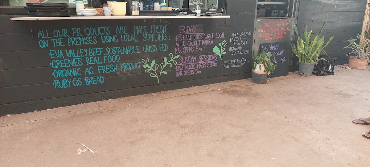 Menu, De La Plage