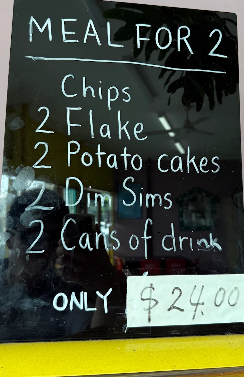 Menu, Laura St Seafood