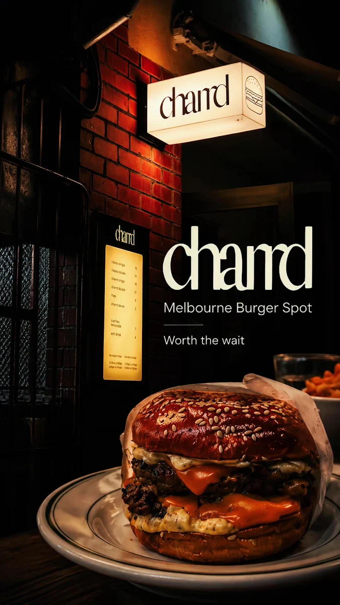 Menu, Charrd