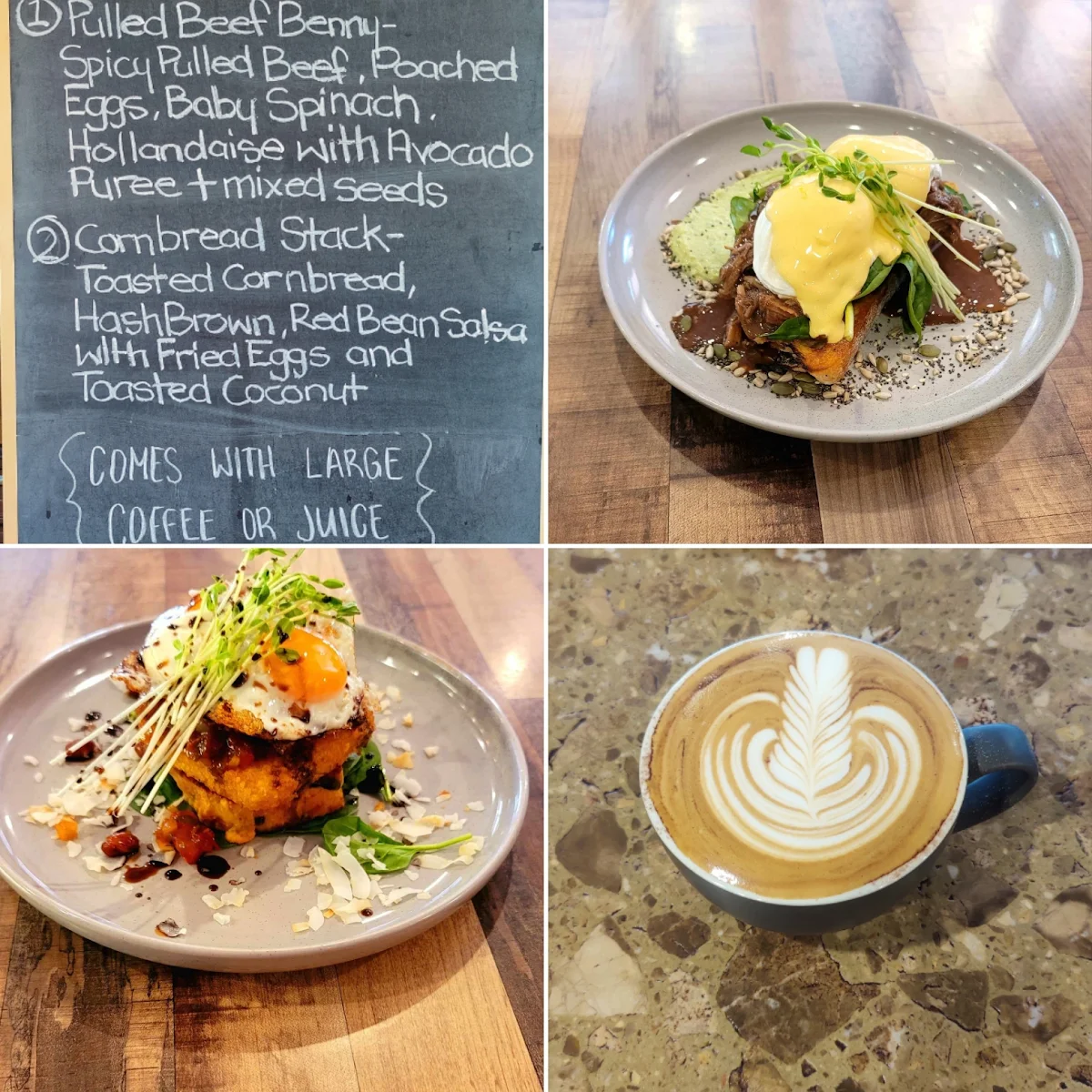 Menu, Jamaica Blue Cooroy