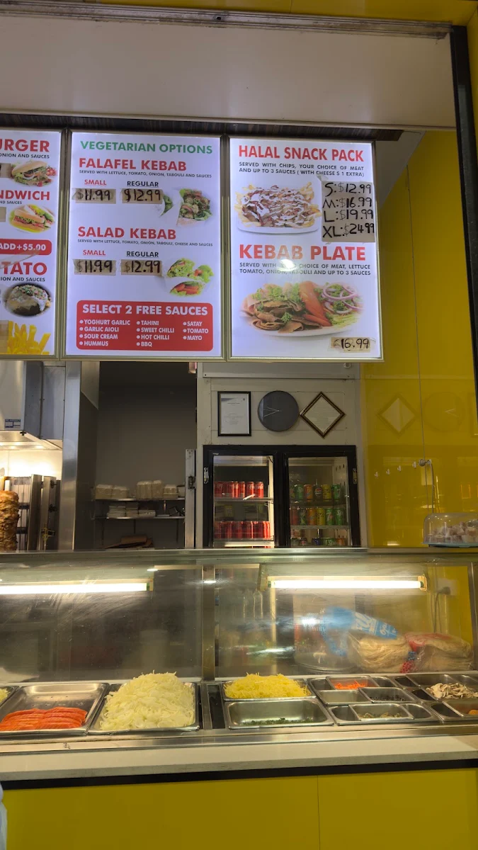 Menu, Abra Kebab