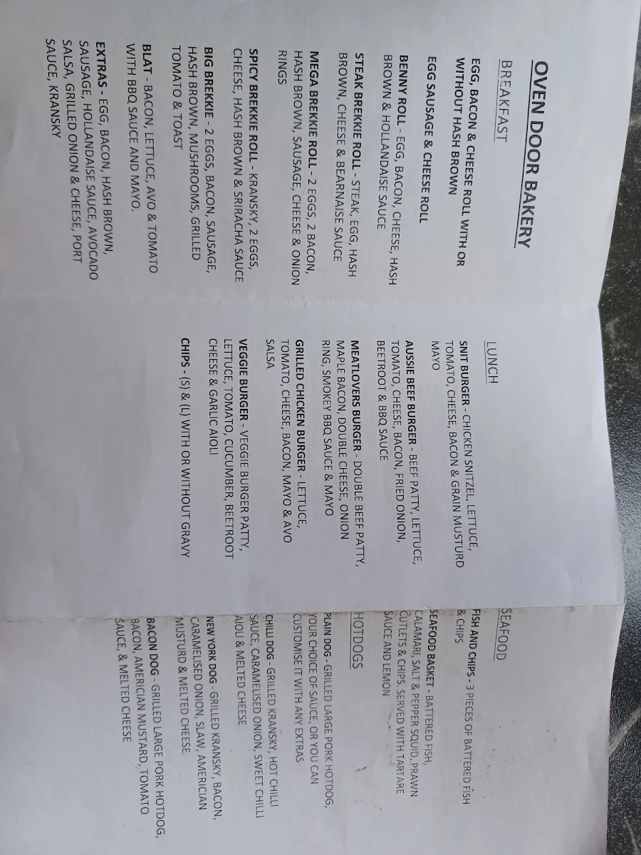 Menu photo 1