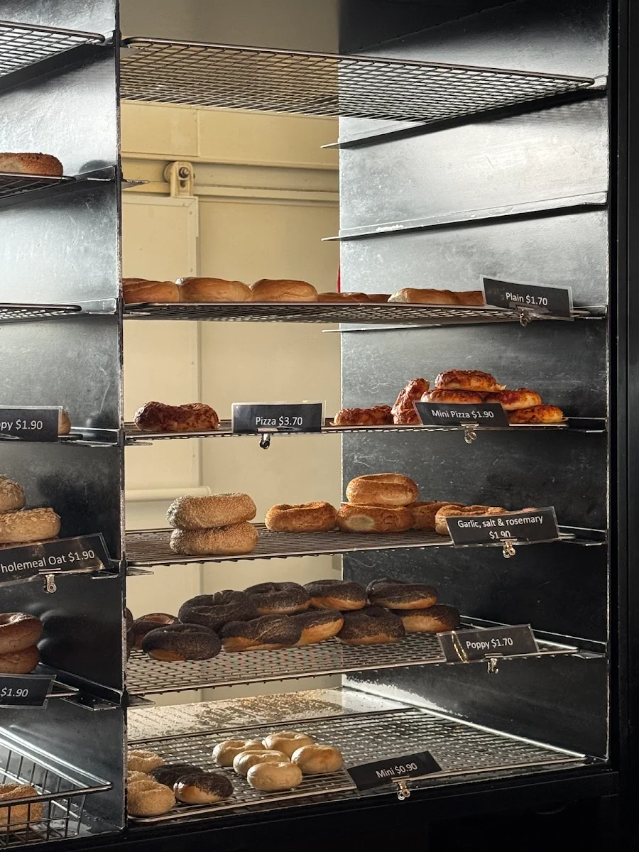 Menu, Huff Bagelry Mentone