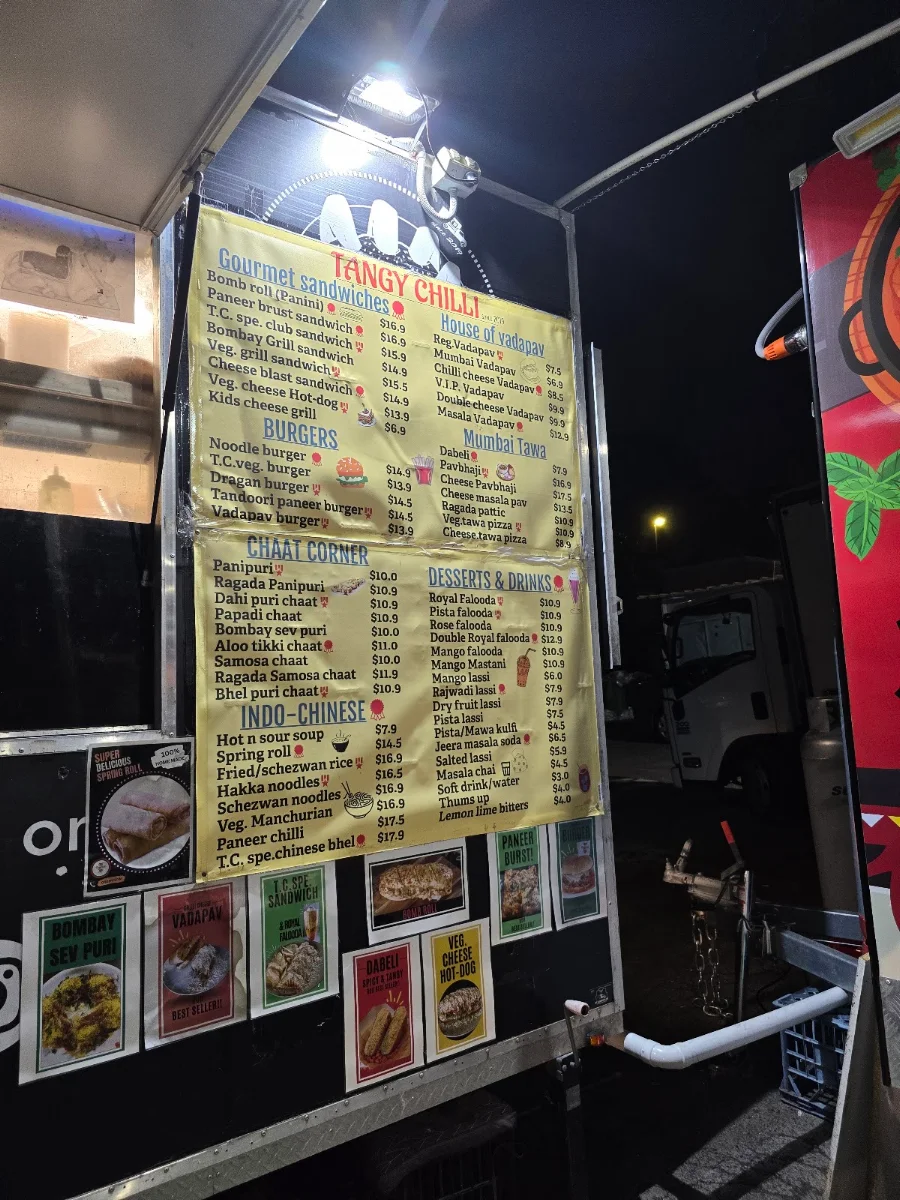 Menu, Tangy Chilli Blacktown