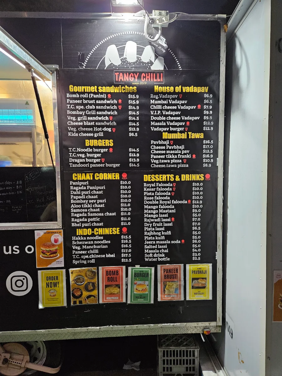 Menu, Tangy Chilli Blacktown