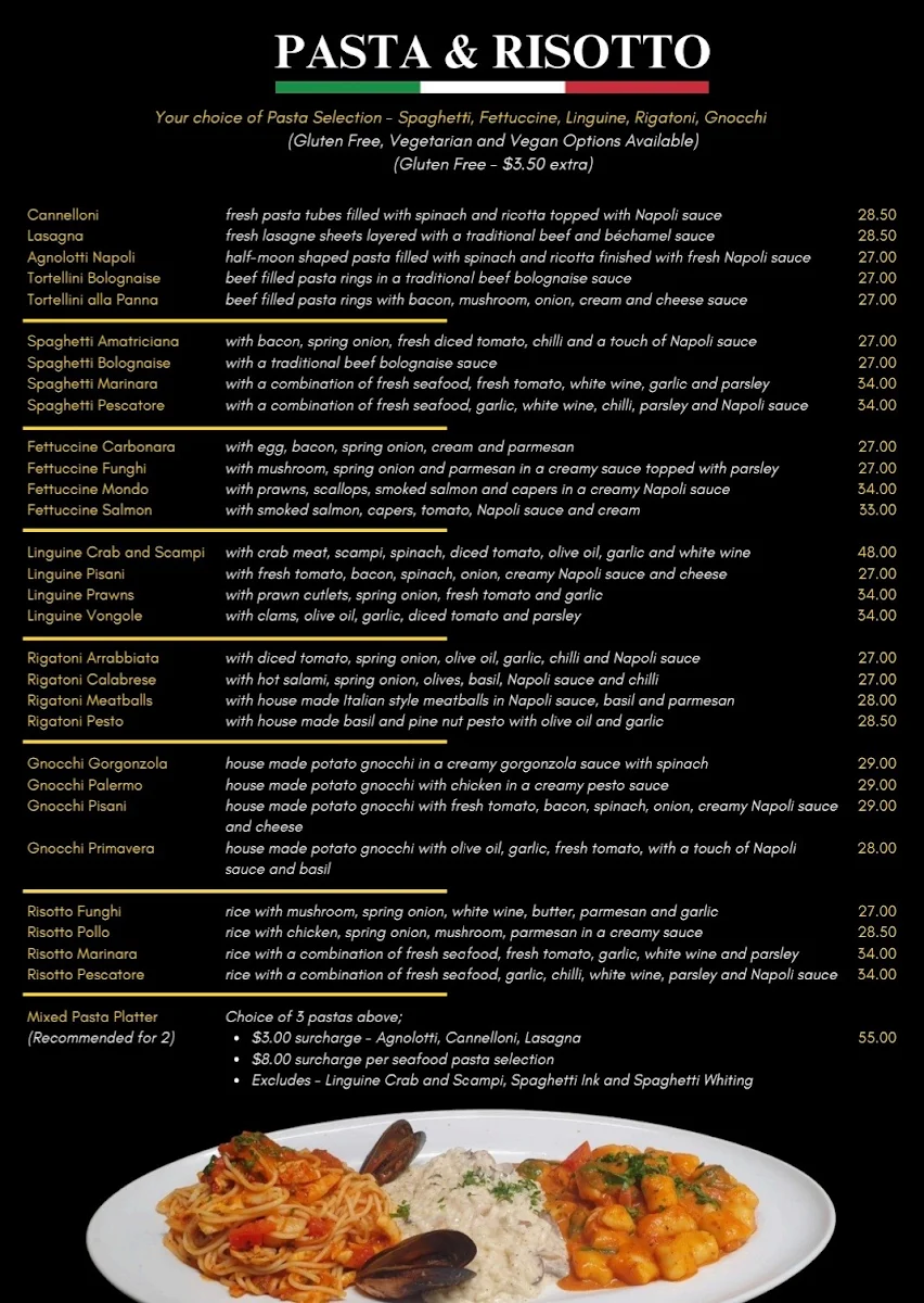 Menu, Piccolo Mondo