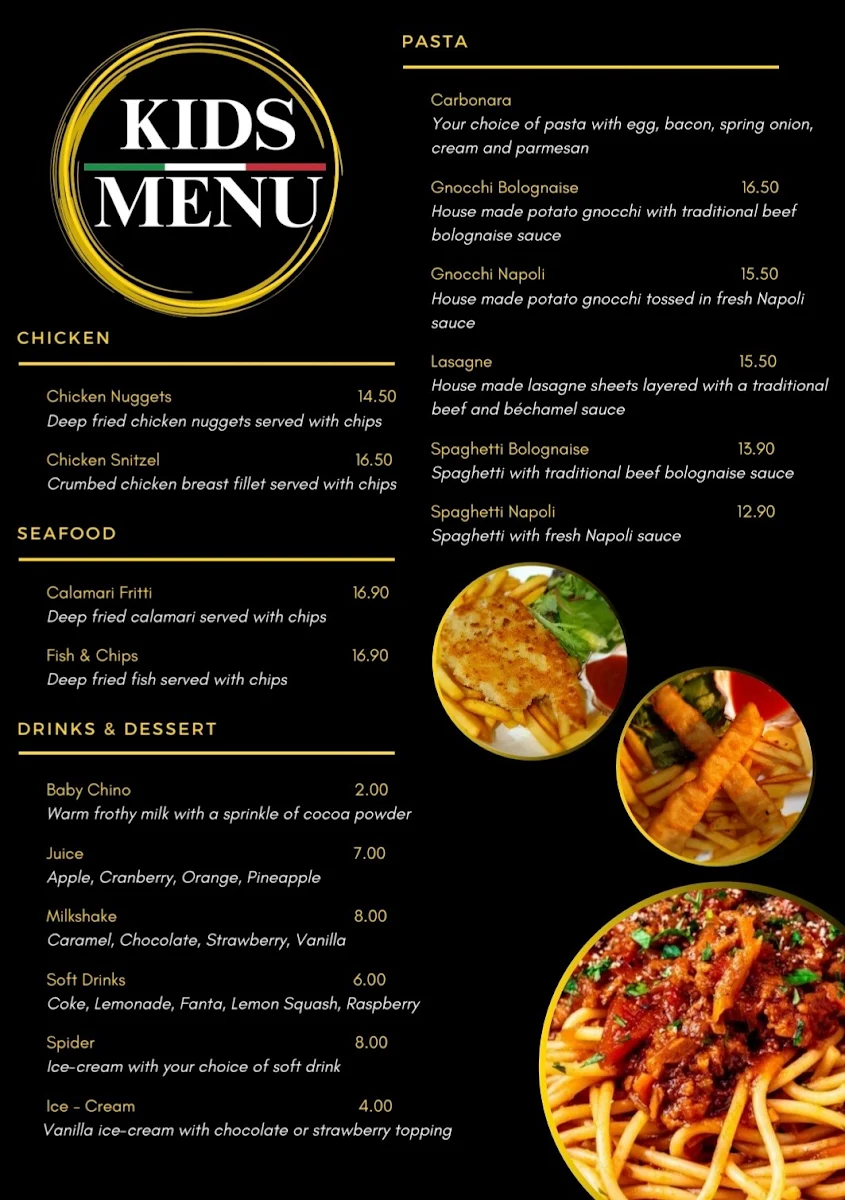 Menu, Piccolo Mondo