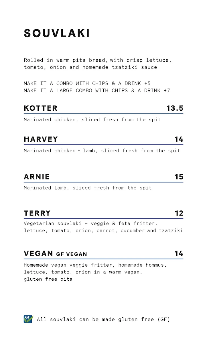 Menu, Hella Good