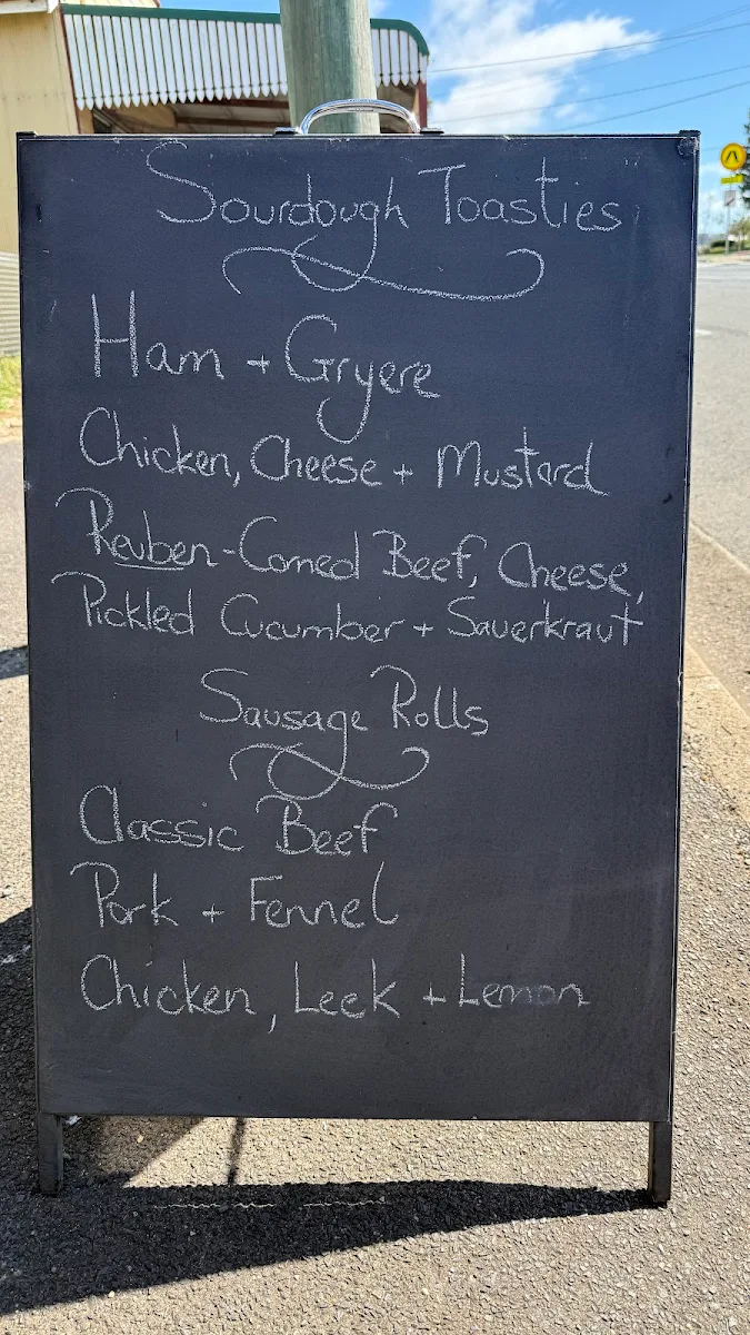 Menu, Lily's Artisan