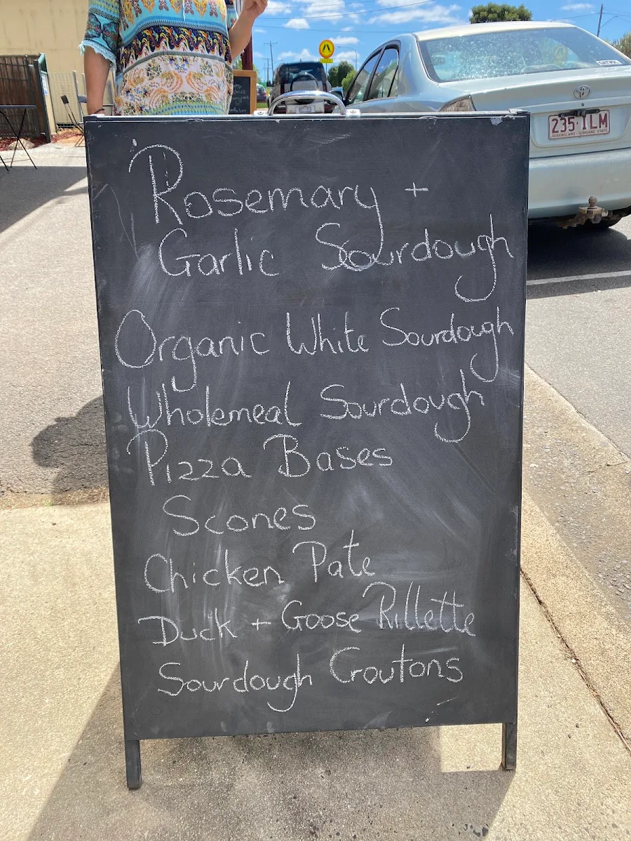 Menu, Lily's Artisan