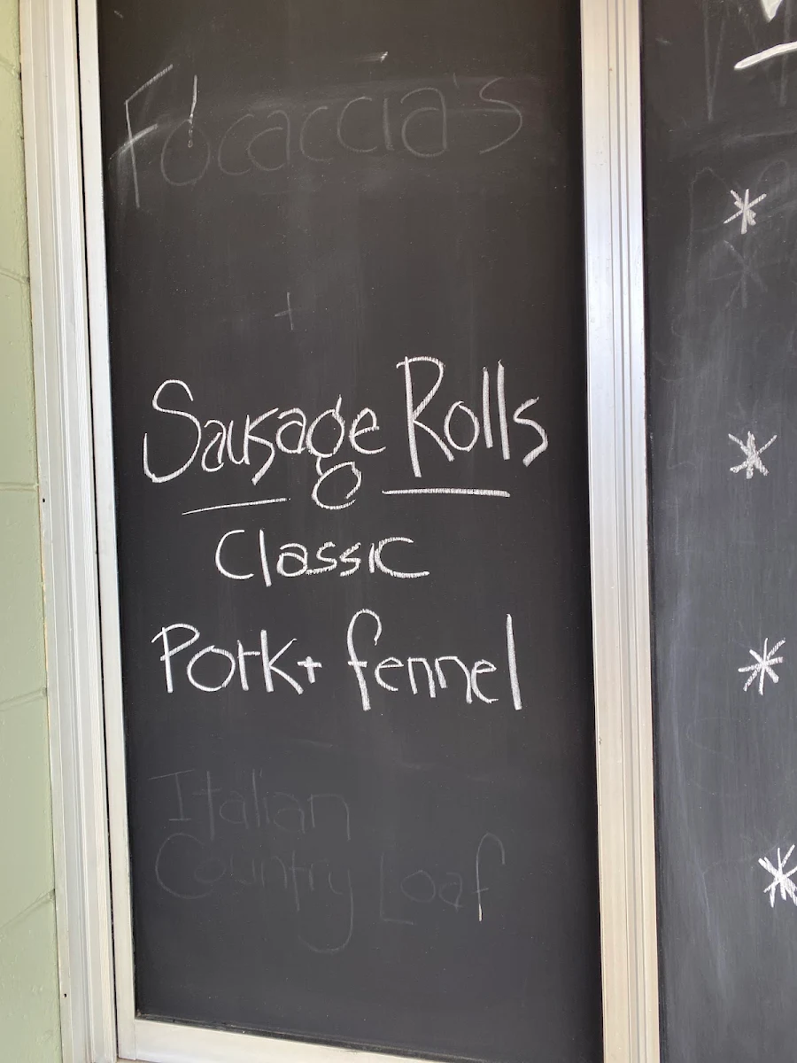 Menu, Lily's Artisan