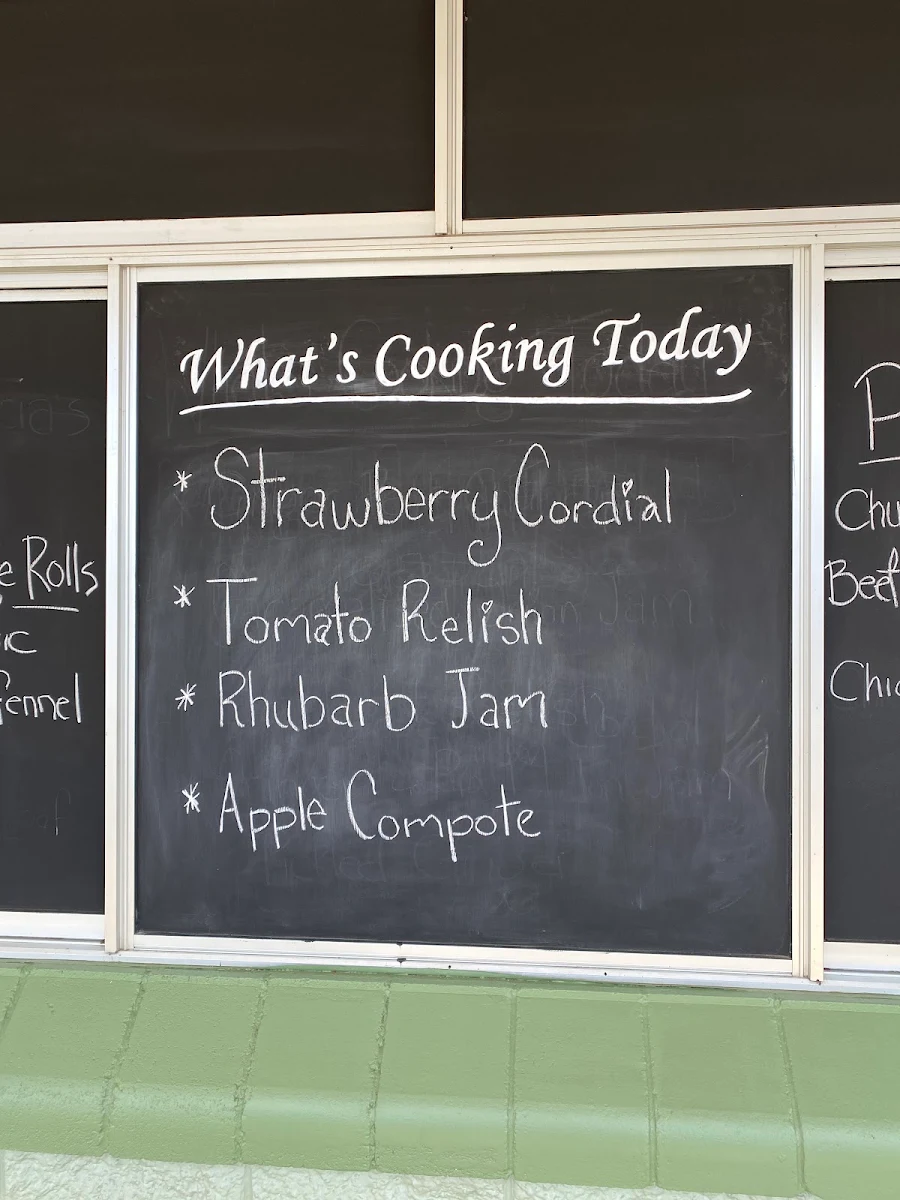 Menu, Lily's Artisan