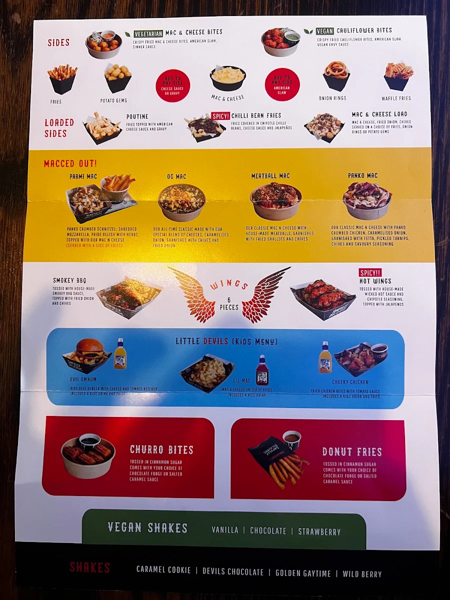 Menu, Burgertory - Prahran