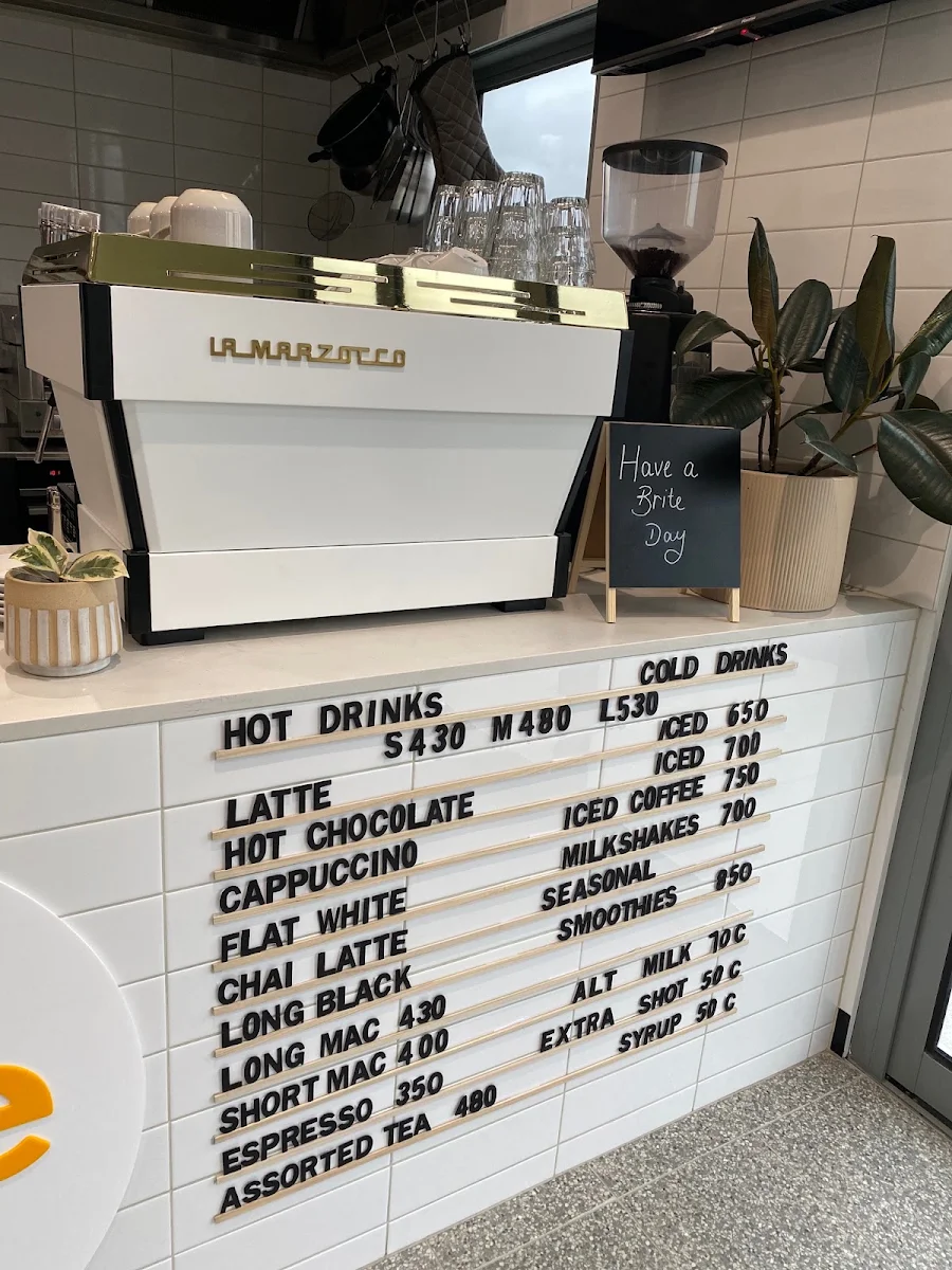 Menu, cape Café - Social Enterprise Café