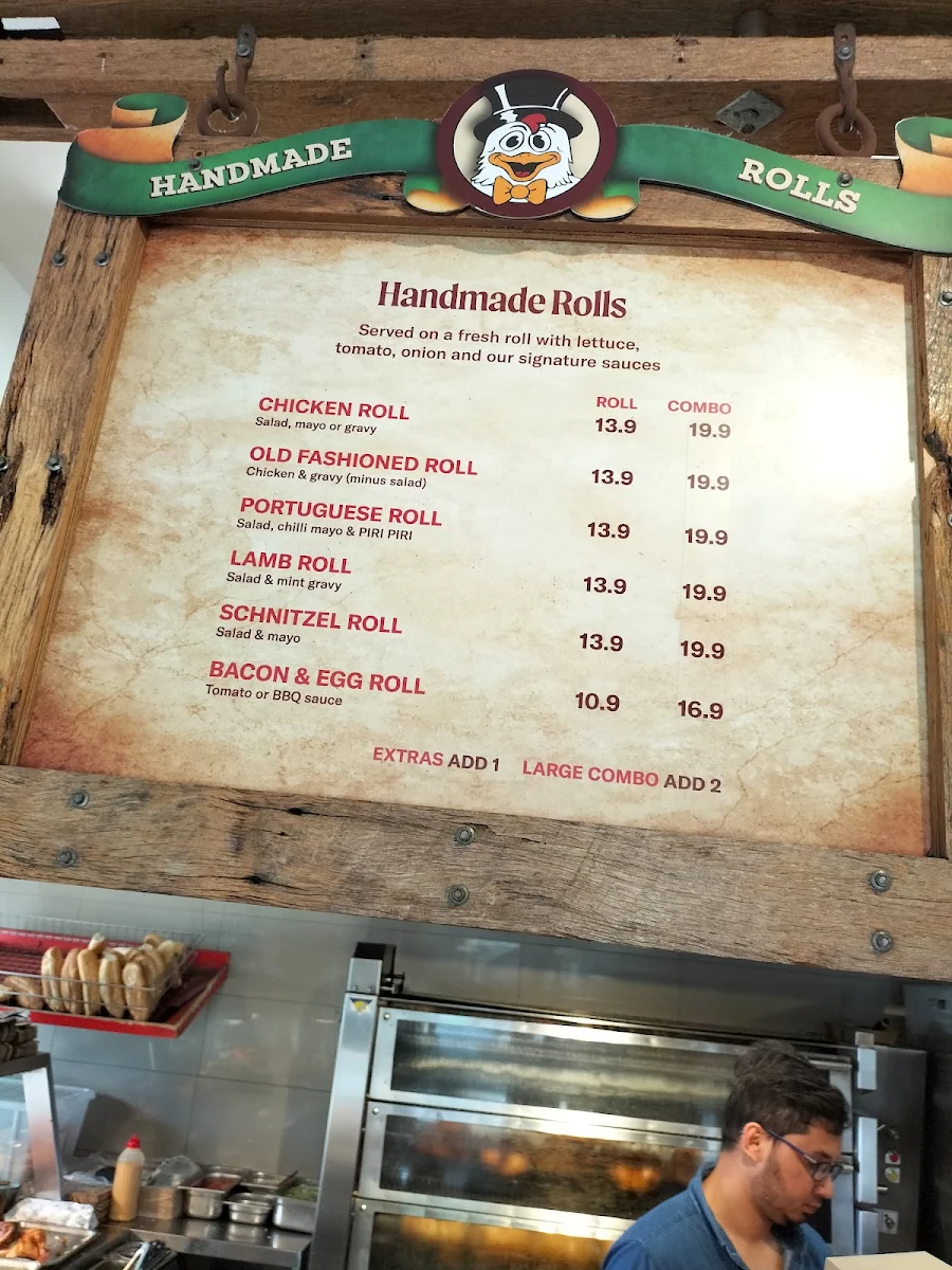 Menu, Chargrill Charlie's Rose Bay