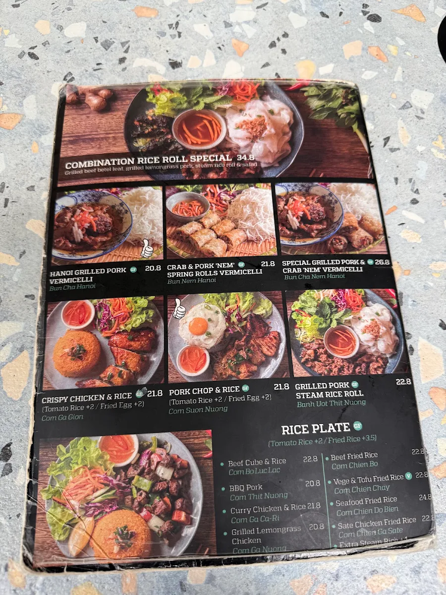 Menu, Nem Viet Mascot
