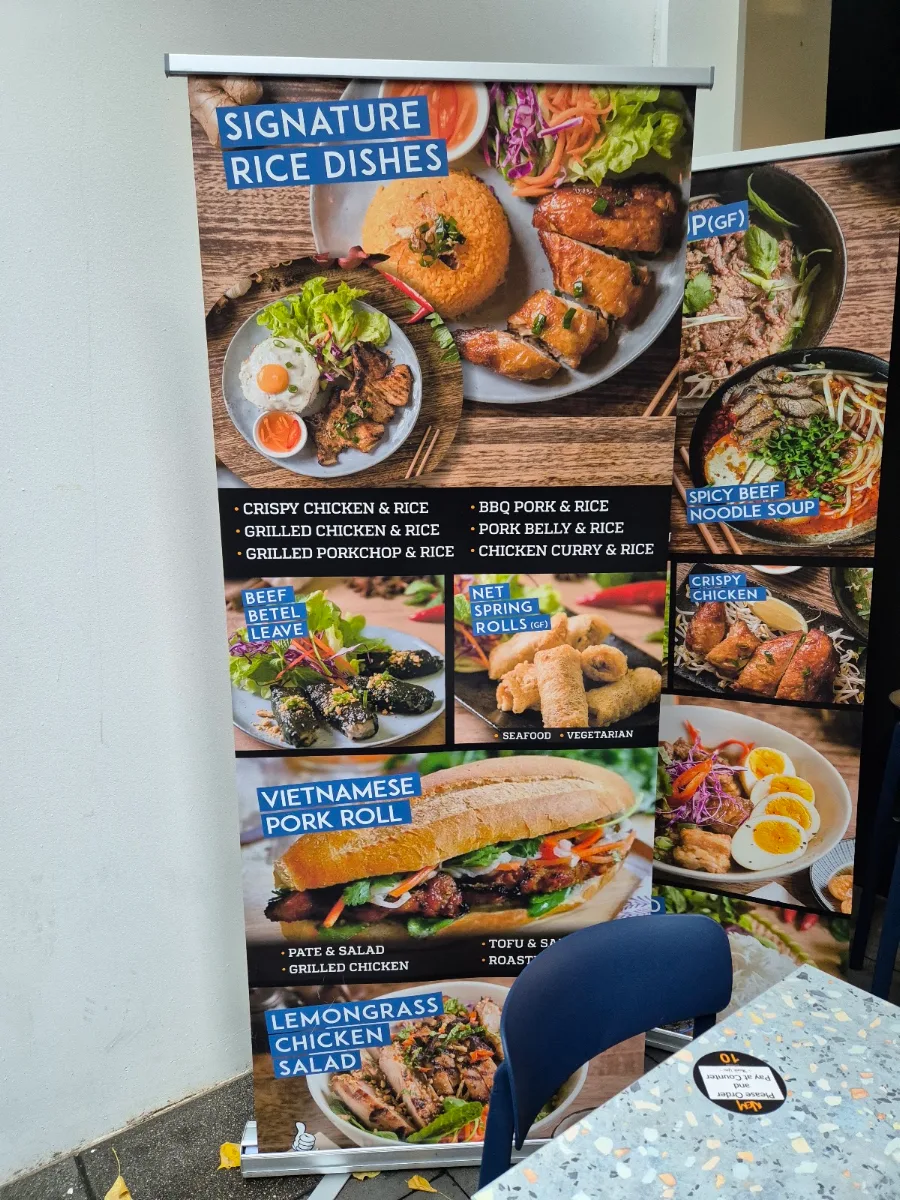Menu, Nem Viet Mascot