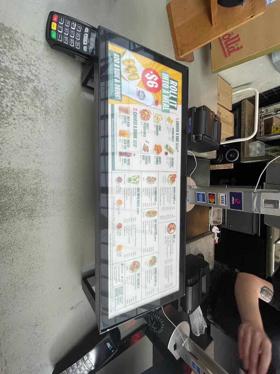 Menu, Roll'd Frankston