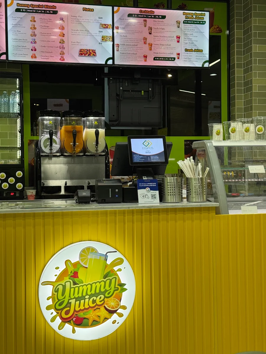 Menu, Yummy Juice