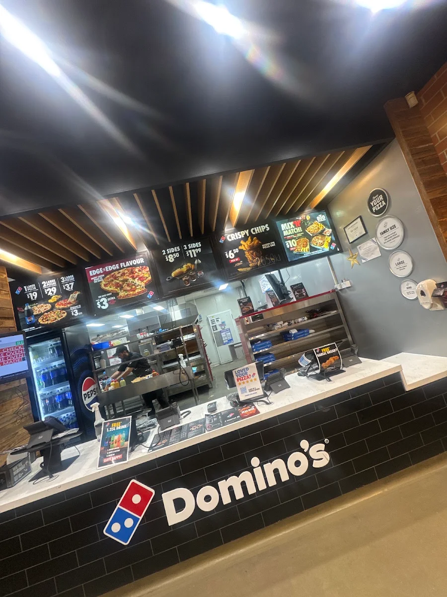 Menu, Domino's Pizza Byford