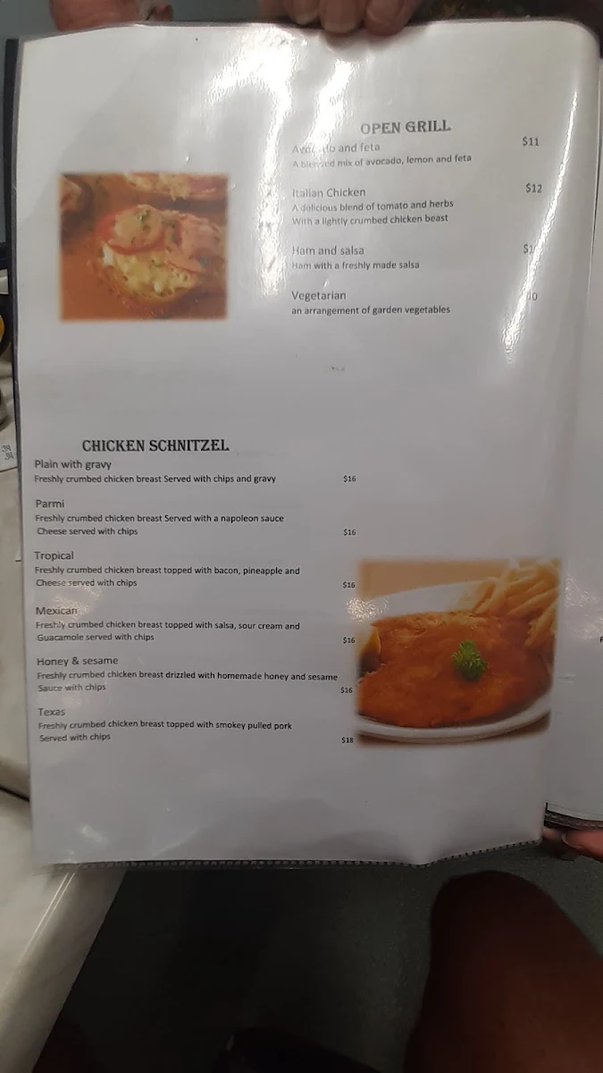 Menu, Flick Food & Coffee Bar