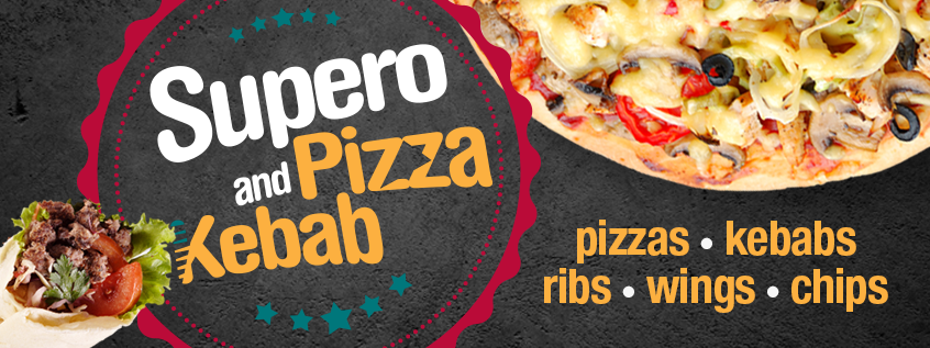 Menu, Supero Pizza and Kebab