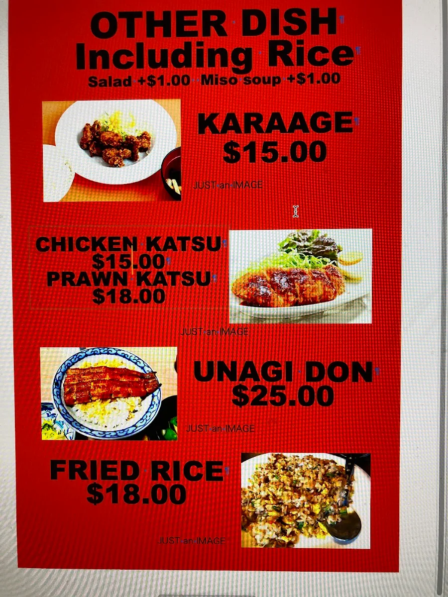 Menu, Momiji Japanese Takeaway Belmont WA