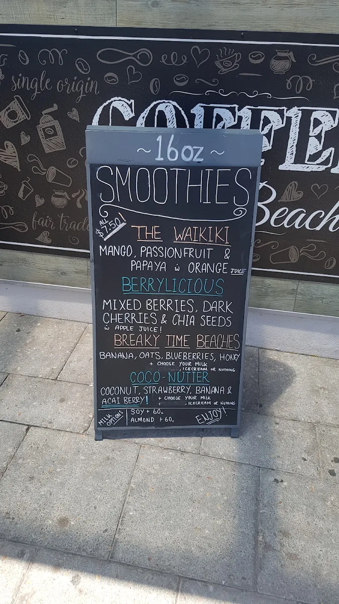 Menu, Drive Thru Coffee (Grafton Street)