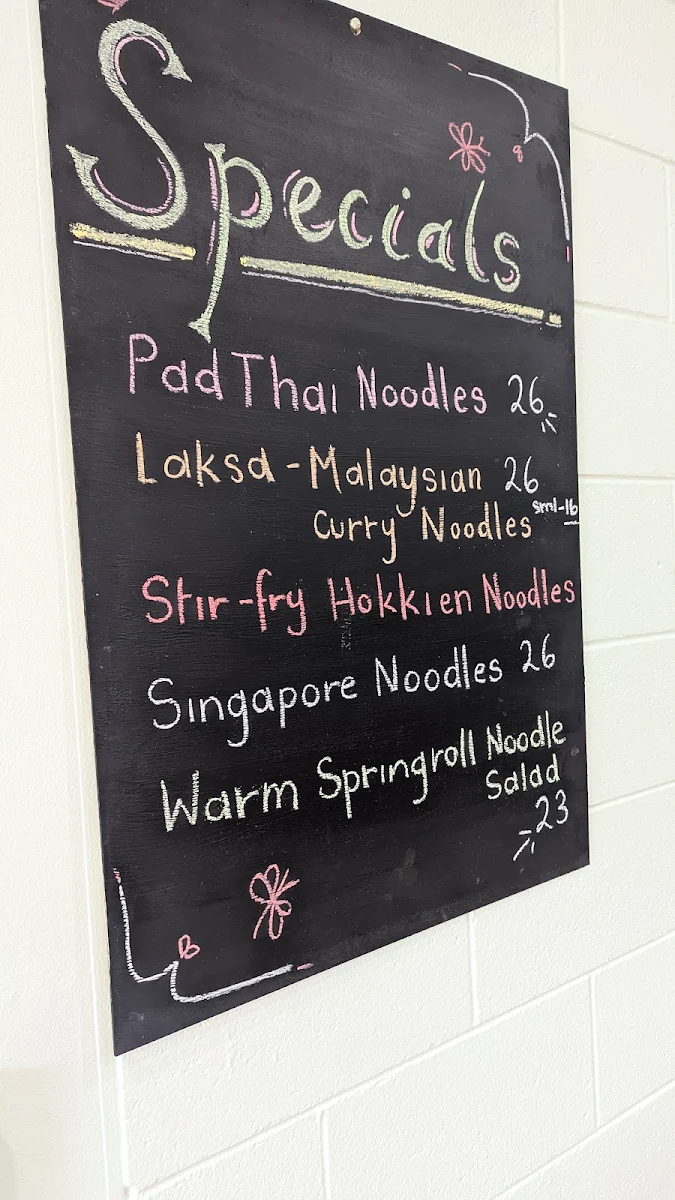 Menu, Madame Butterfly's Kitchen & Table