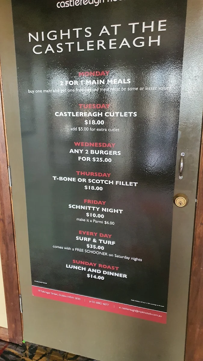 Menu, Noodle Paradise